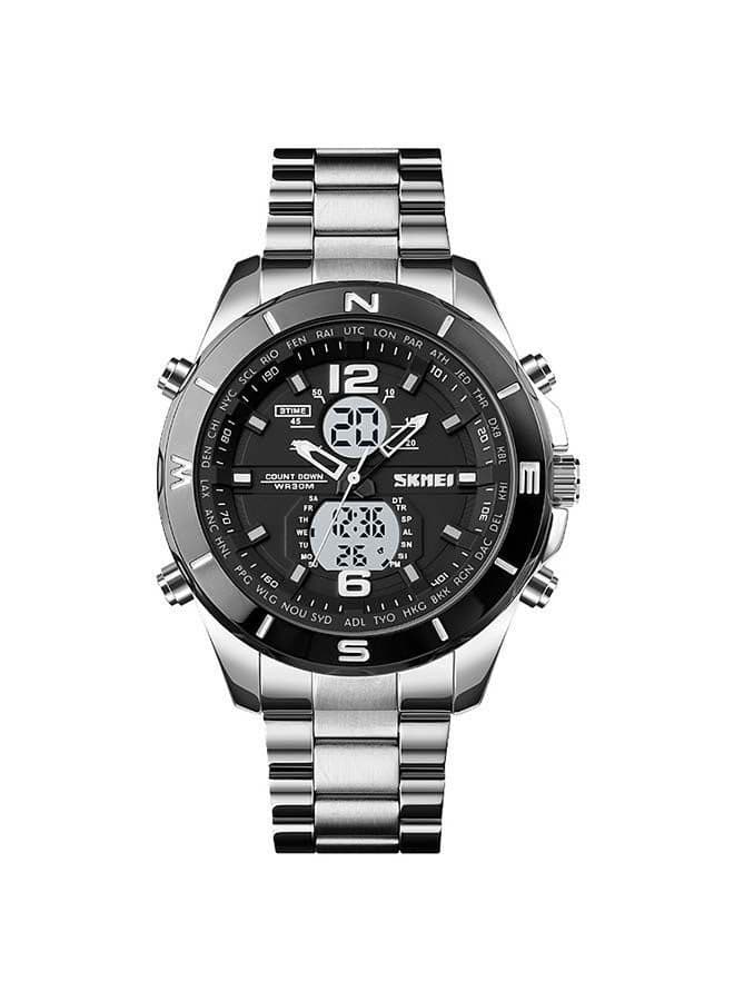 Men's 1670 Modern Digital Waterproof Dual Time Watch
