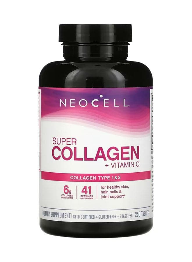 NeoCell, Super Collagen + Vitamin C, 250 Tablets