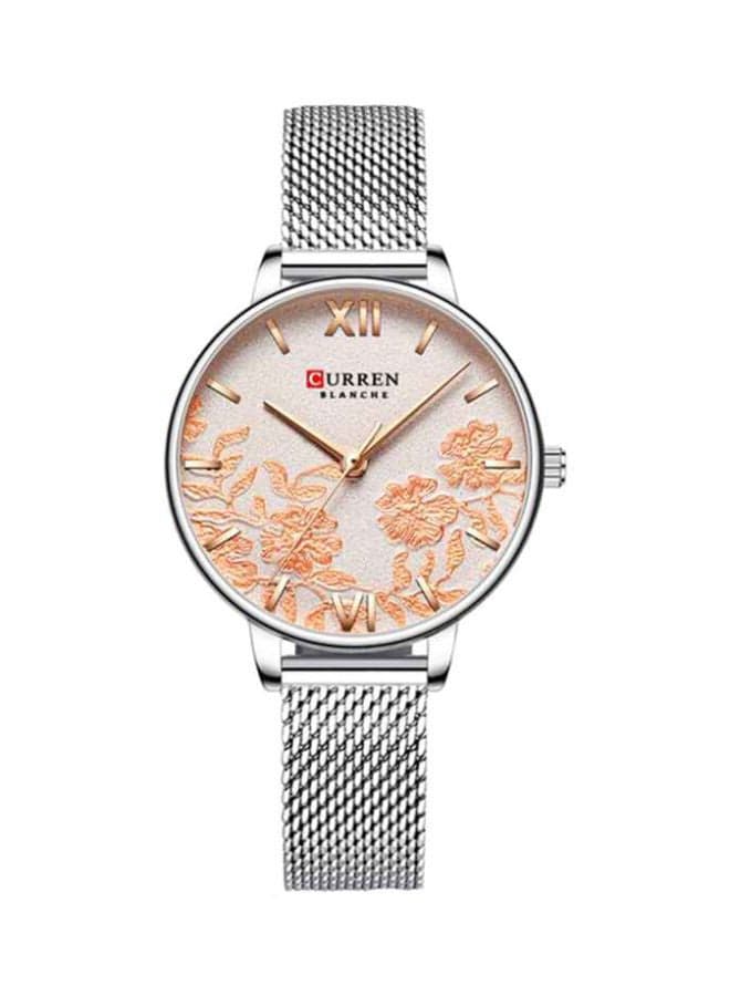 Women's Water Resistant Analog Watch 9065 - 32 mm - Silver