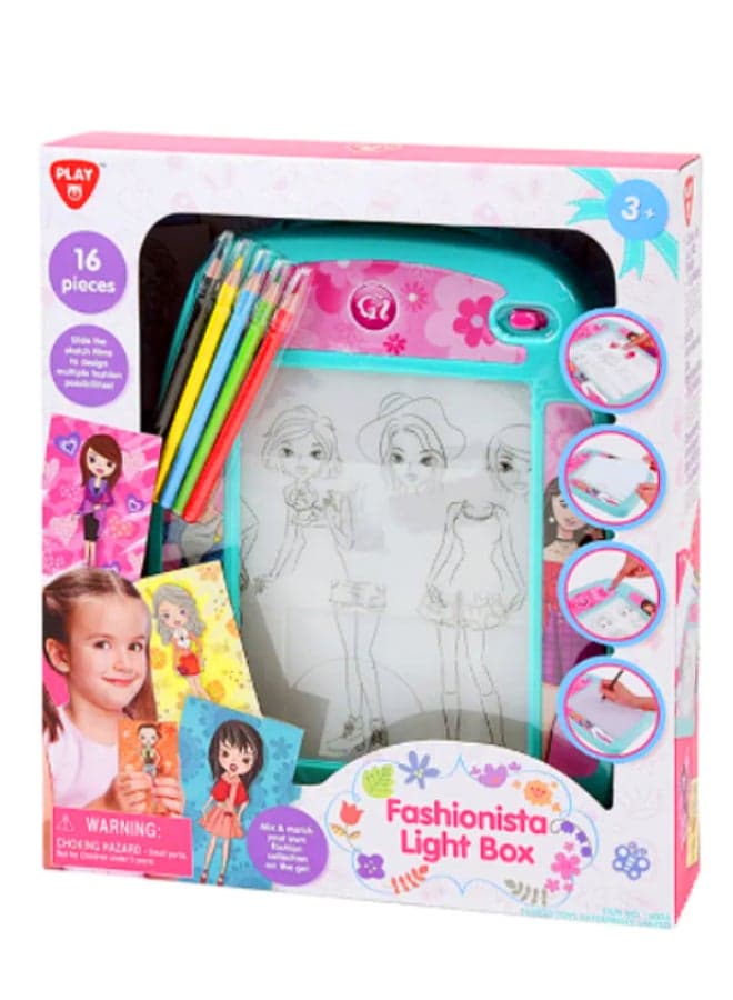 16-Piece Fashionista Light Box Set Multicolour