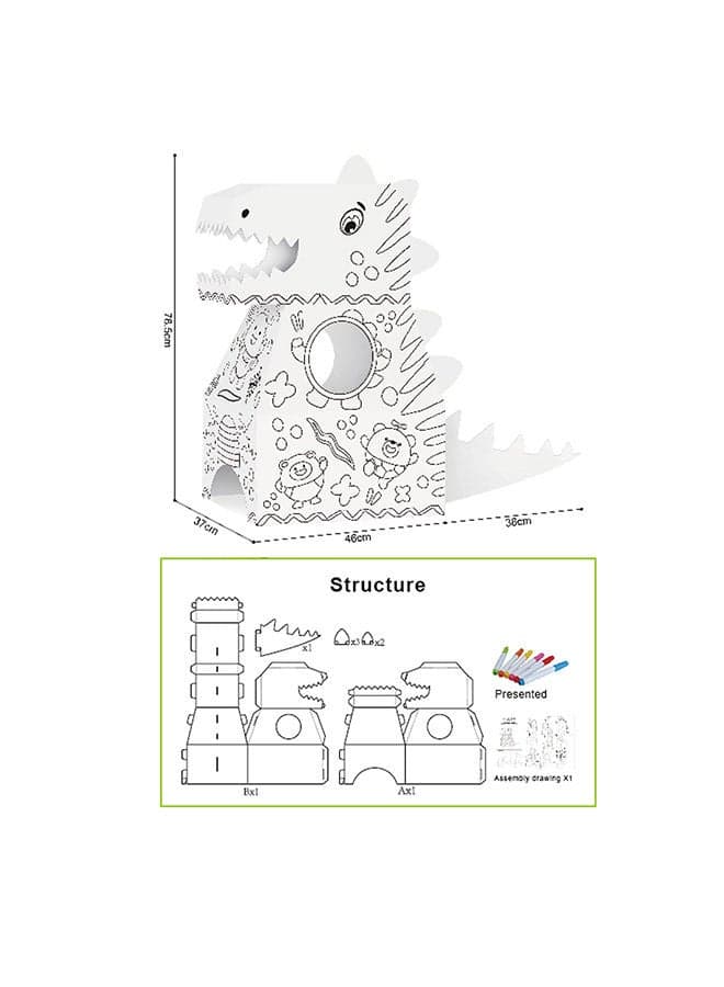 Diy Doodle Dinosaur, Wearable Multicolour