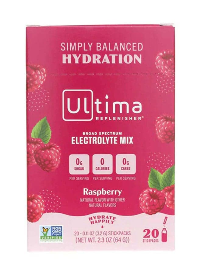 Electrolyte Raspberry Supplement - 20 Packet
