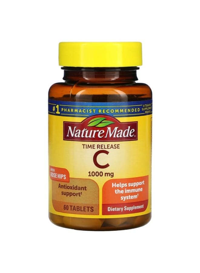 Time Release C With Rose Hips - 60 Tablets