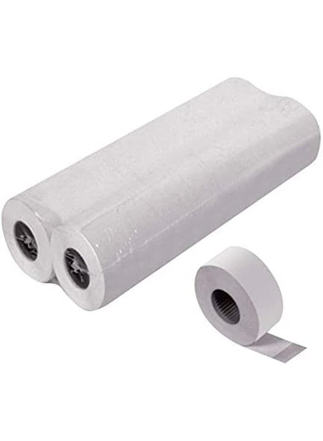 36-Piece Double Line Pricing Label Set White