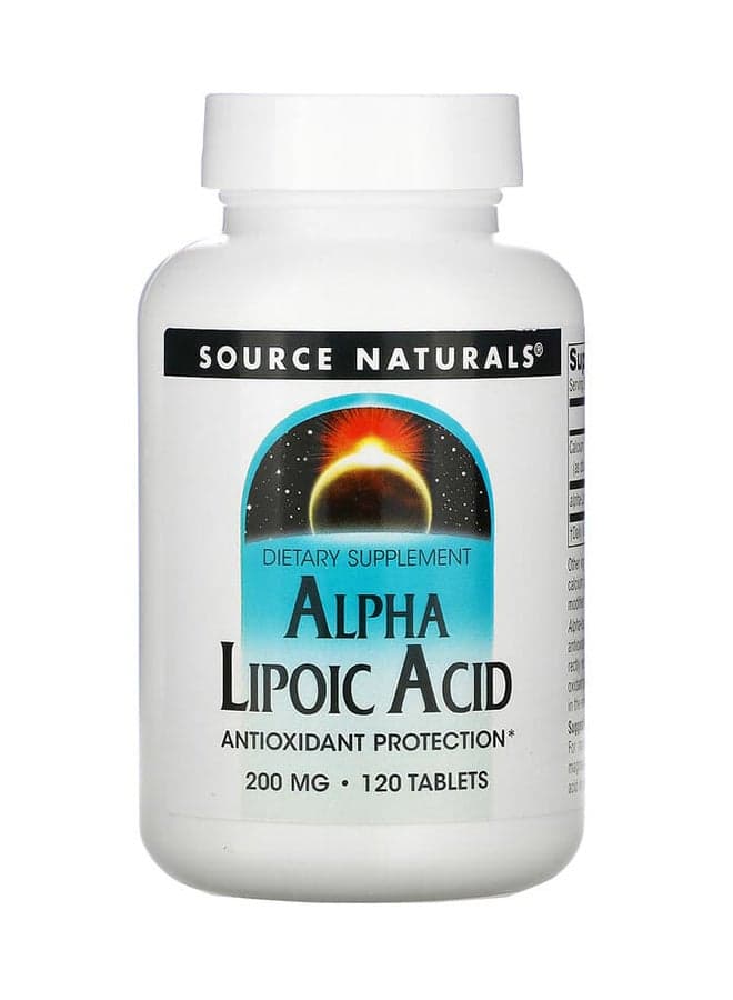 Alpha Lipoic Acid Dietary Supplement 200 mg - 120 Tablets