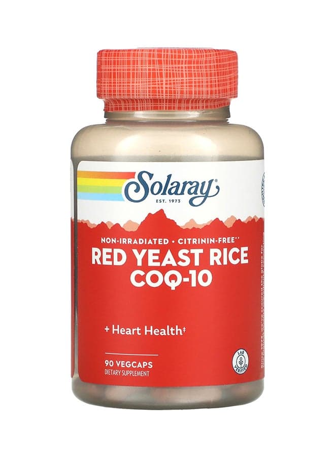 Red Yeast Rice Plus CoQ-10 Dietary Supplement - 90 Veg Caps