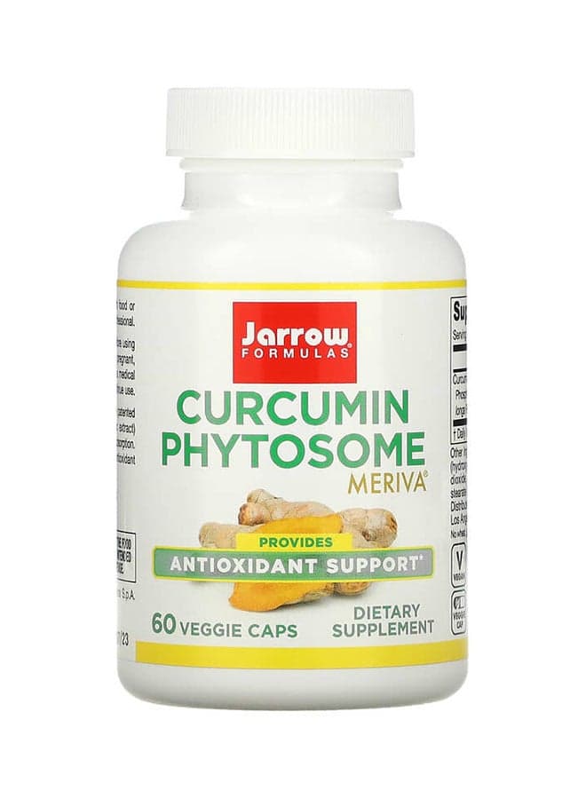 Curcumin Phytosome With Meriva - 60 Veggie Capsules 500 mg