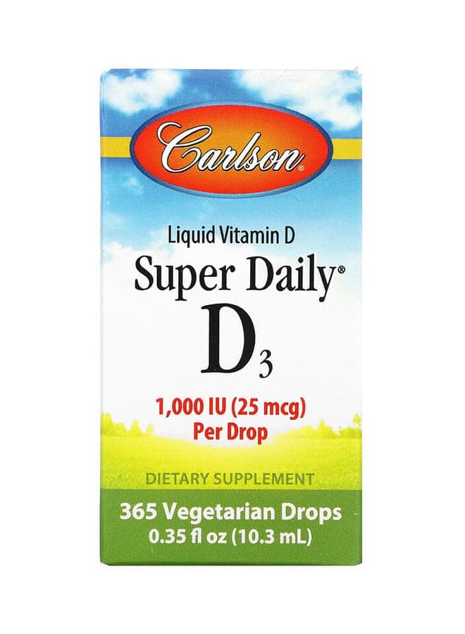 Super Daily D3 Drop 1,000 IU, 0.35 fl oz (10.3 ml)