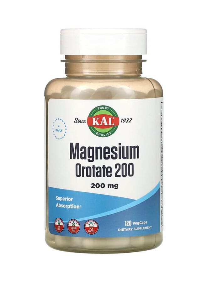 Magnesium Orotate 200, 50 mg, 120 Vegcaps