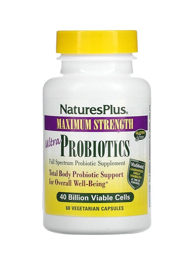 Ultra Probiotics Total Body Probiotic Support - 60 Capsules 40 Billion