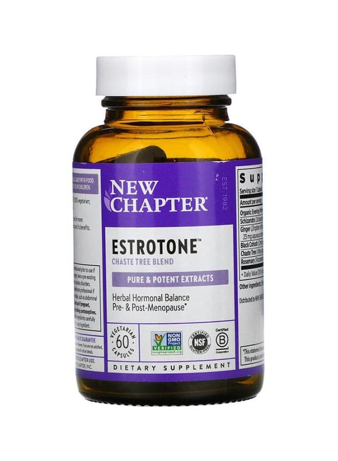 Estrotone Herbal Hormonal Balance - 60 Capsules