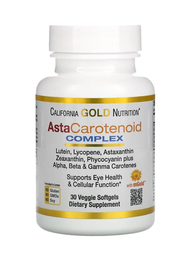 Asta Cartenoid Complex Eye And Heart Health Support - 30 Softgels