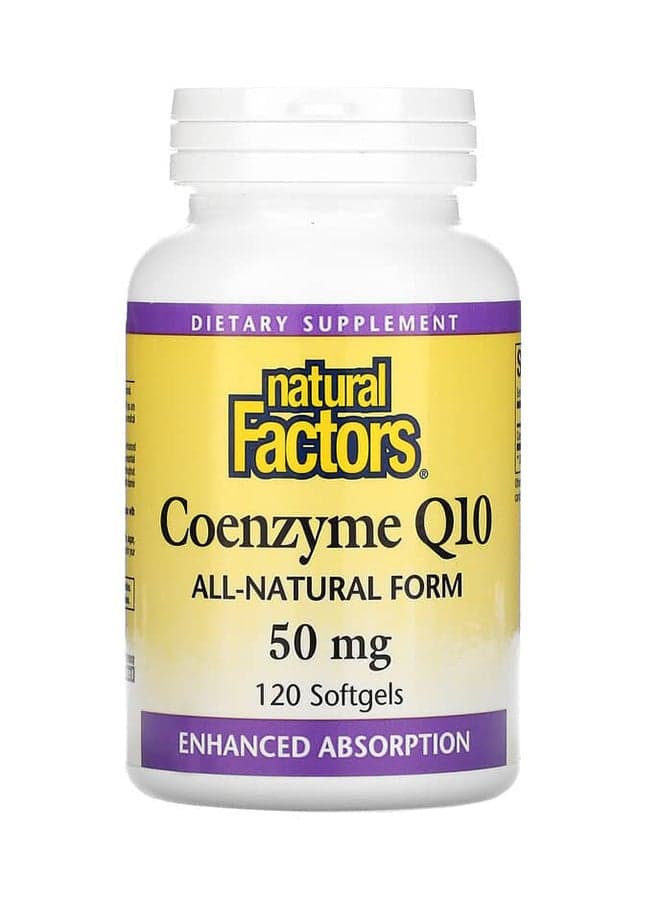 Coenzyme Q10 - 120 Softgels 50 mg