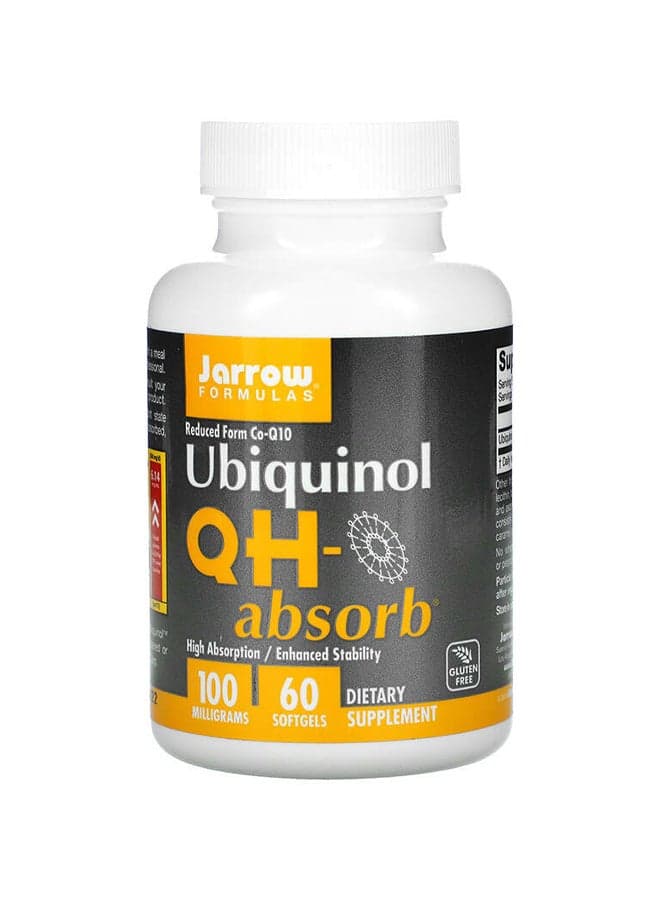 Ubiquinol QH Absorb Dietary Supplement 60 Softgels 100 mg