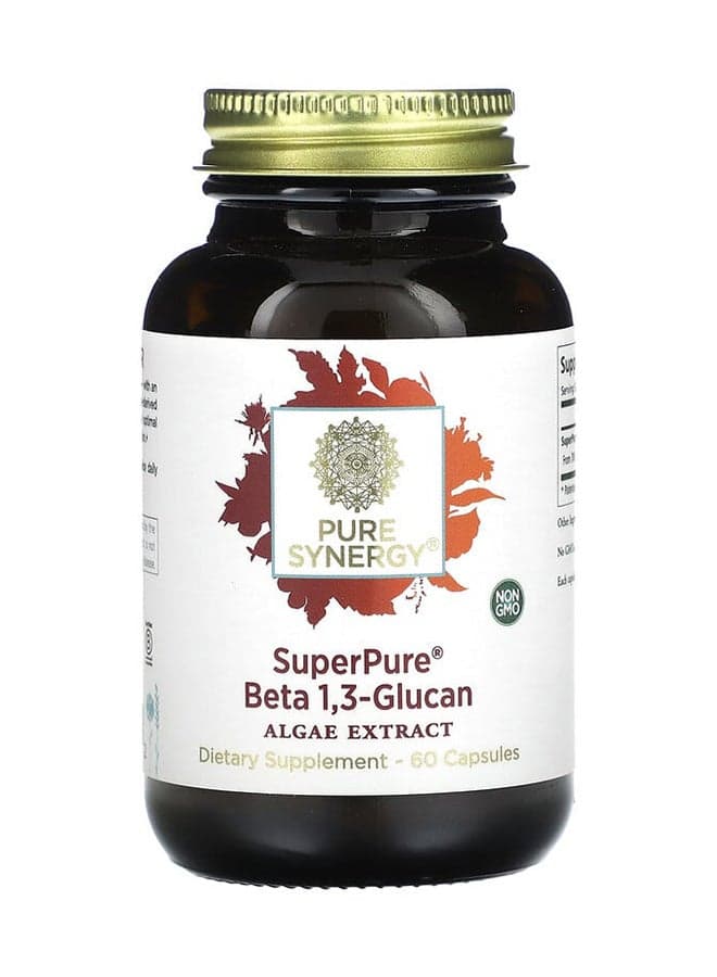 SuperPure Beta 1, 3-Glucan Dietary Supplement - 60 Capsules