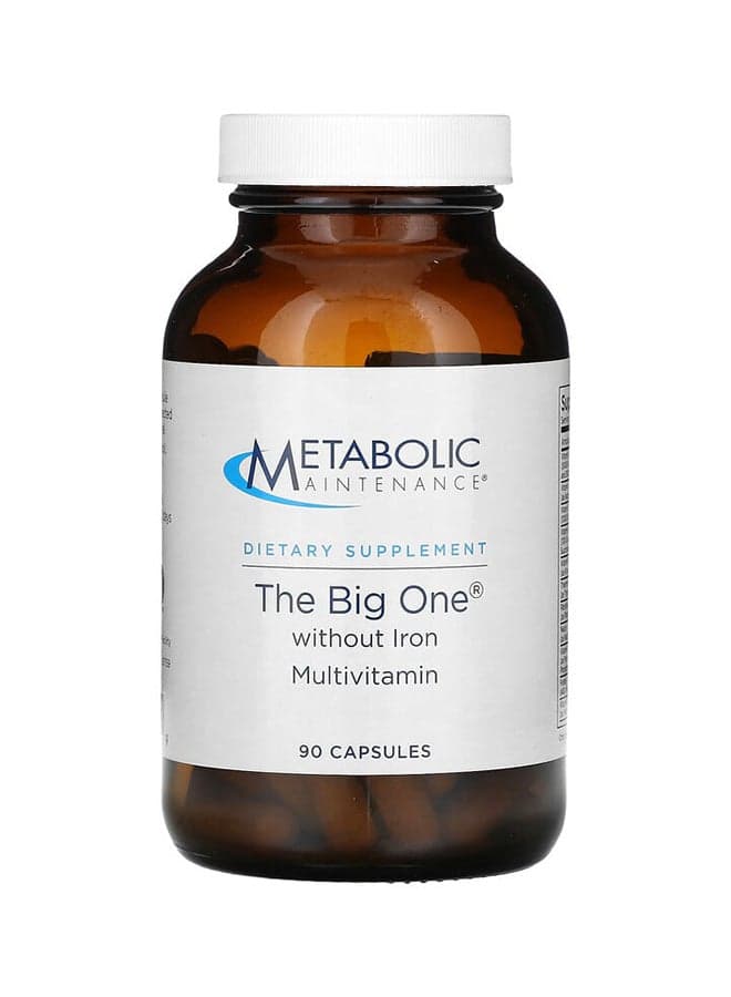 The Big One Without Iron Dietary Supplement - 90 Capsules