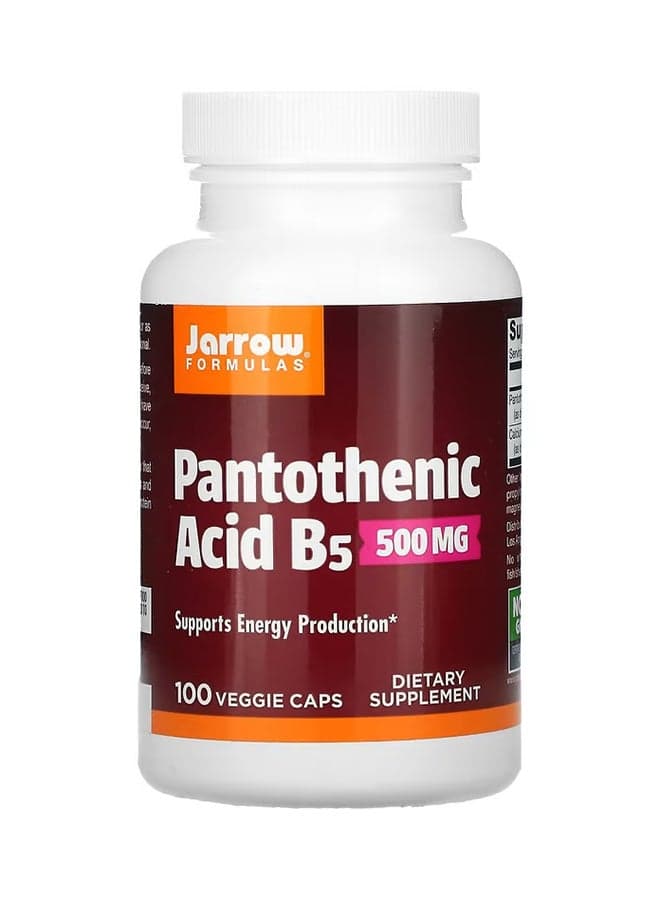 Pantothenic Acid B5 500mg - 100 Veggie Caps