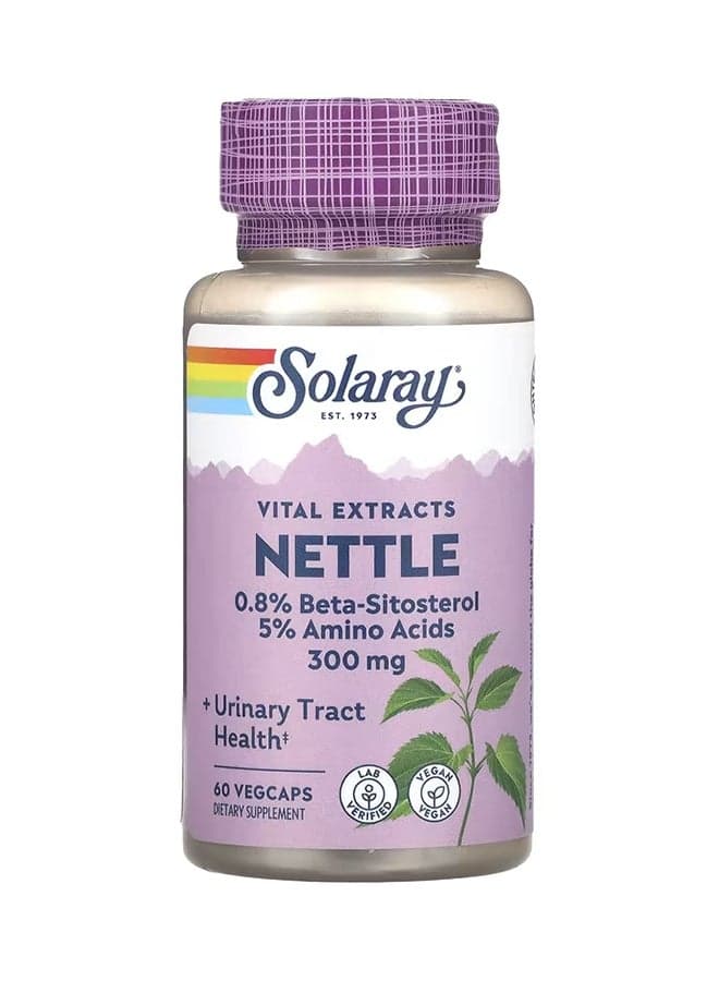 Nettle Root Extract Dietary Supplement 300 Mg - 60 Veg Capsules