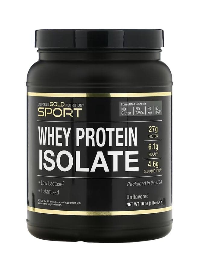 Sport Whey Protein Isolate 1 Lb, 16 Oz (454 G)