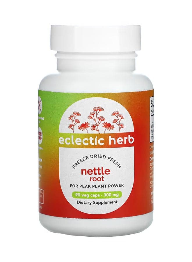 Raw Nettle Root - 90 Veggie Capsules 300 Mg