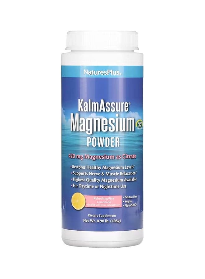 Kalmassure Magnesium Powder 420 Mg, 0.9 Lb (408 G)