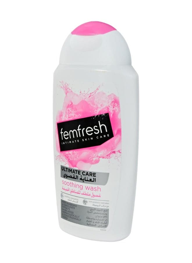 Femfresh Soothing Wash with Cranberry & Probiotics Extracts, 24H Soothing Sensation 250ml