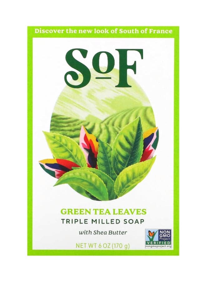 12-Piece French Milled Green Tea Soap Set
