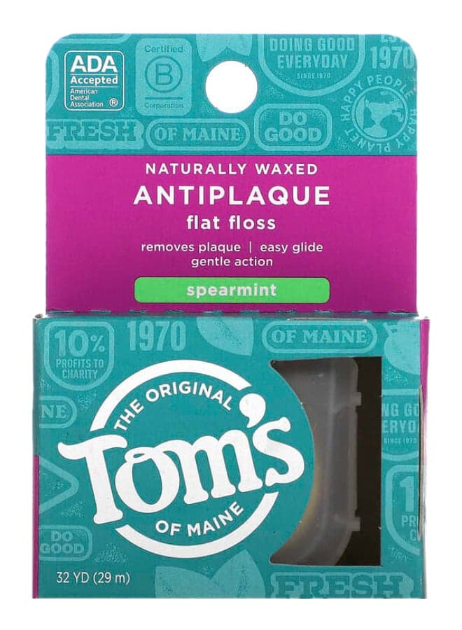 Anti Plaque Flat Spearmint Floss Multicolour 32yard