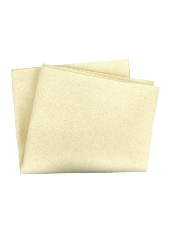 Natural Wool Flannel Wipe White 12 x 27inch
