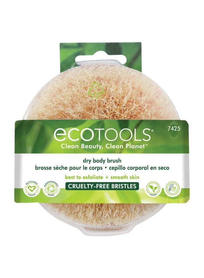 Detoxifying Dry Body Brush Brown 4X6X5inch