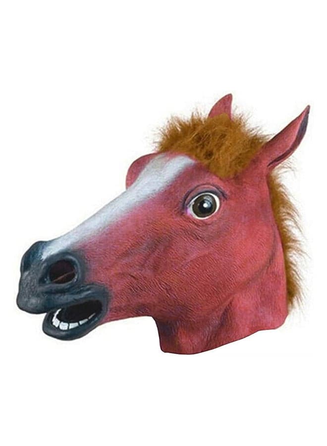 Latex Realistic Fur Authentic Detail Entertaining Themed Party Horse Head Mask