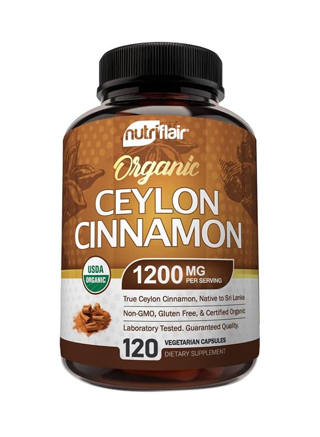 Ceylon Cinnamon 1200mg - 120 Capsules