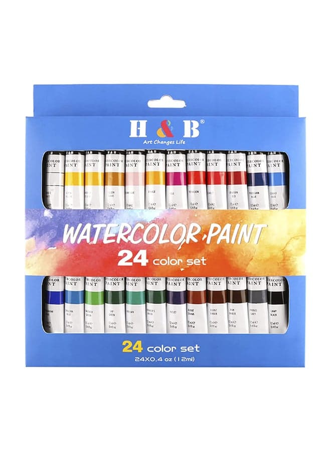 24-Piece Water Colour Paint Set 12ml