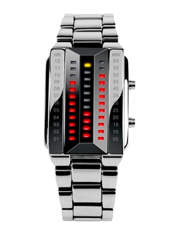 Men's 3D Glass Electronic Digital Watch 1035