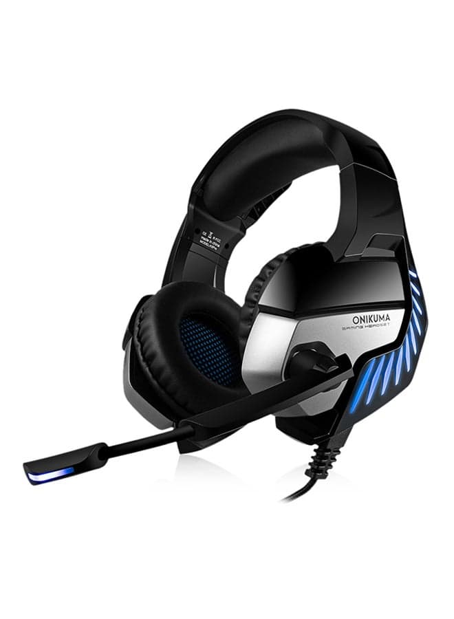 K5 Pro Stereo Over-Ear Gaming Wired Headset With Mic