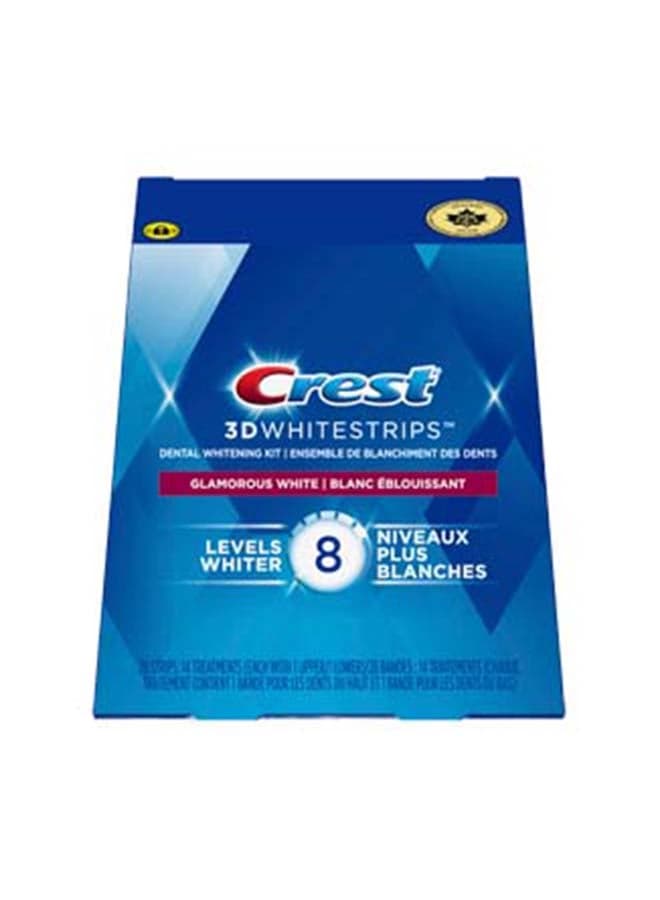 Pack Of 2 3D Whitestrips Glamorous White Dental Whitening Kit