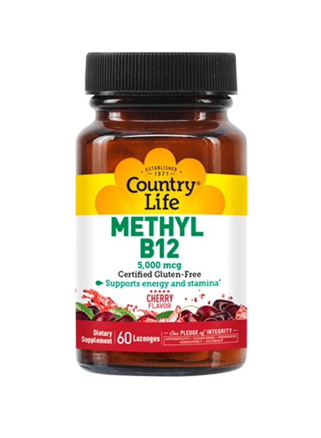 Methyl B12 Dietary Supplement 5000 Mcg-60 Lozenges