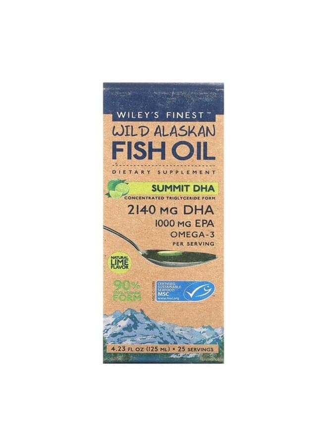 Wild Alaskan Fish Oil Summit DHA 125ml