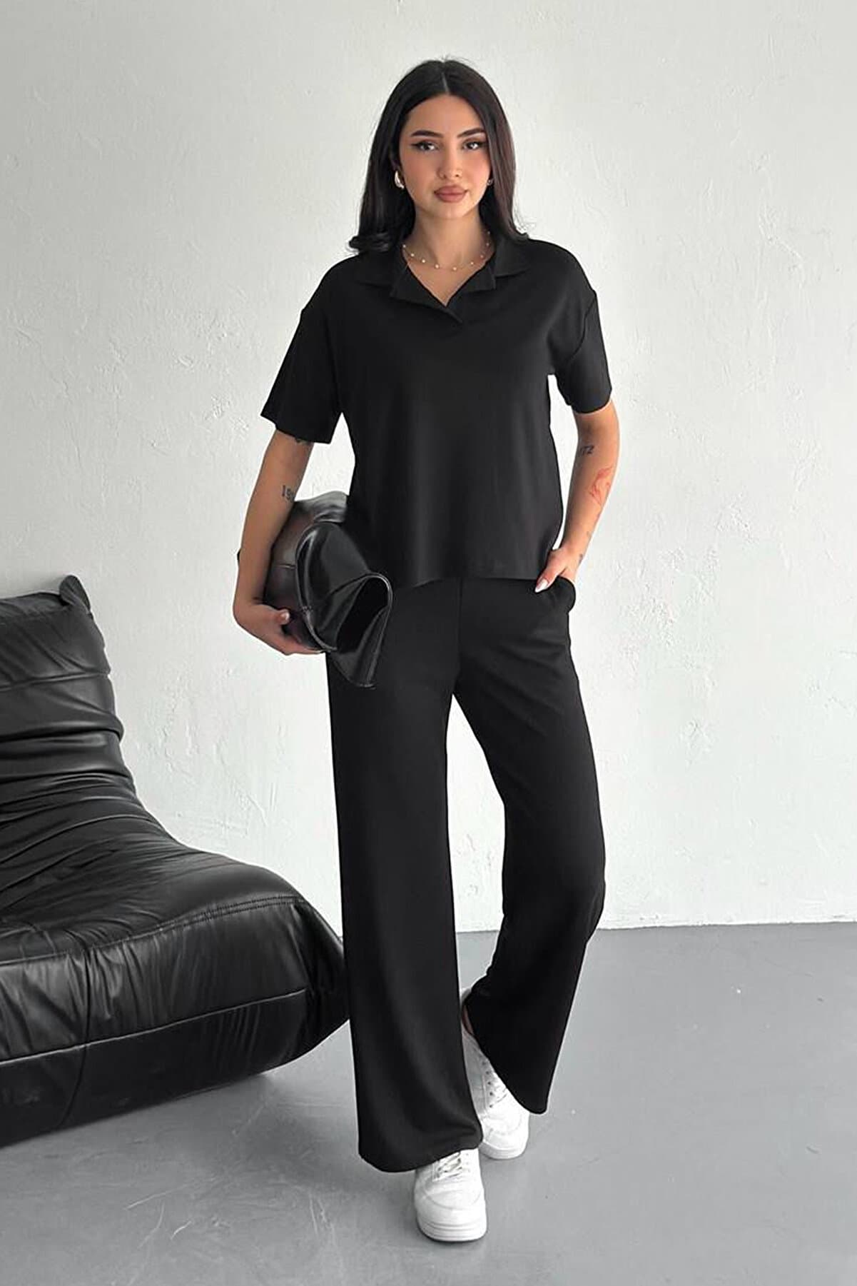 Women's Short Sleeve Set – Minimal & Powerful Style