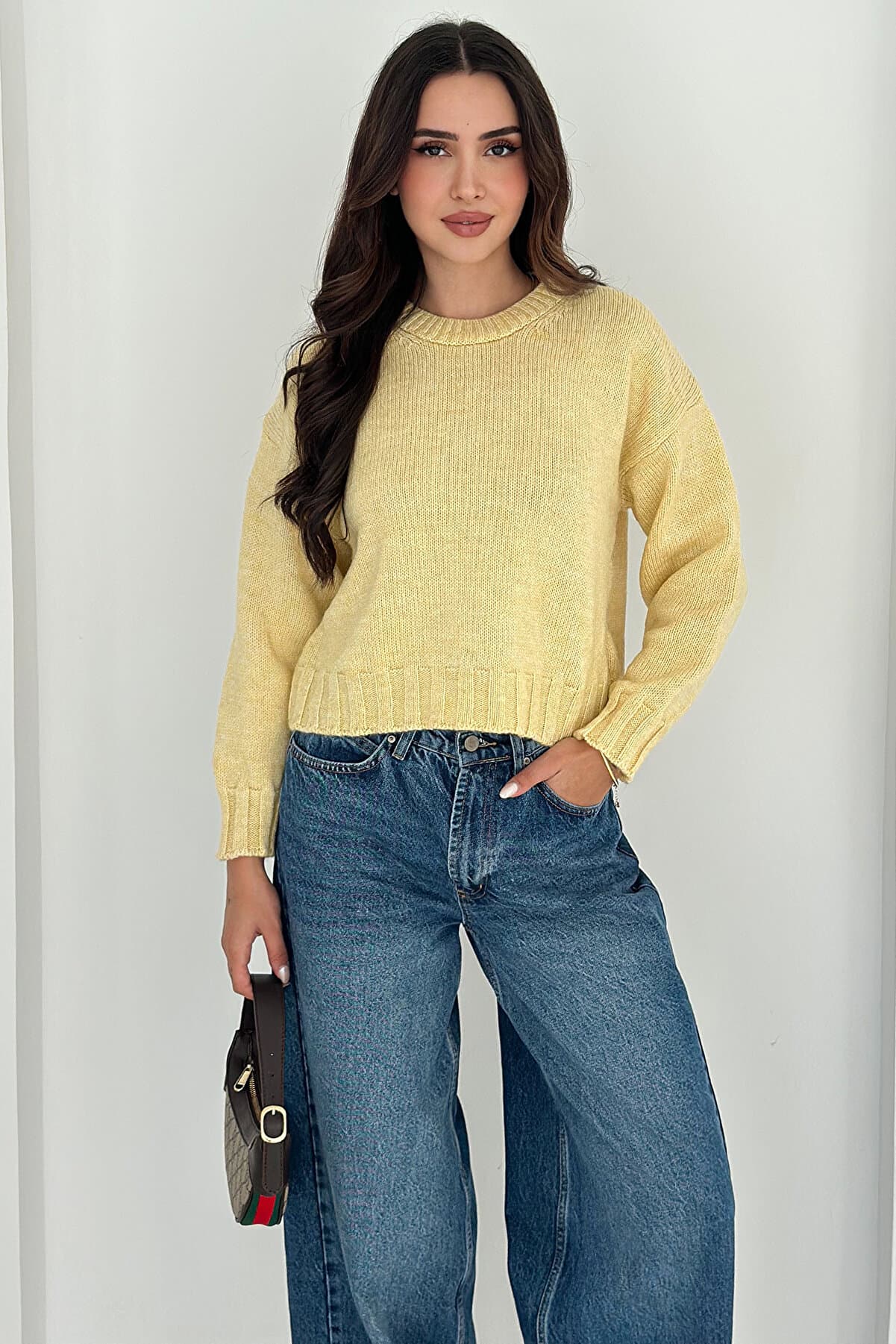 Women's Knitted Thick Sweater – Soft & Casual Style