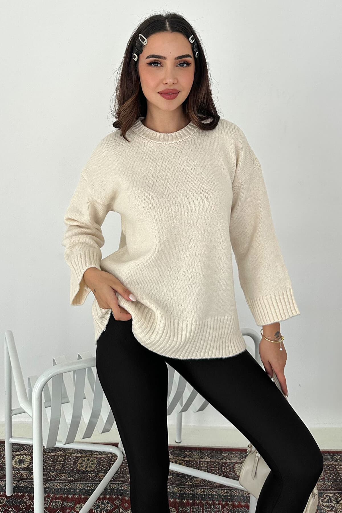 Women's Oversized Knitwear Sweater – Comfortable & Urban Style