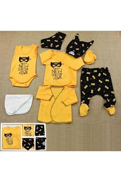 8-Piece Batman Patterned Hospital Discharge Set - Baby Boy Newborn