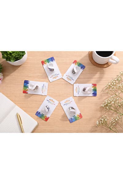 Tasbih Ring Counter For Zikr 6 Pieces Tally counter for Gift Multicolor Individual Pack