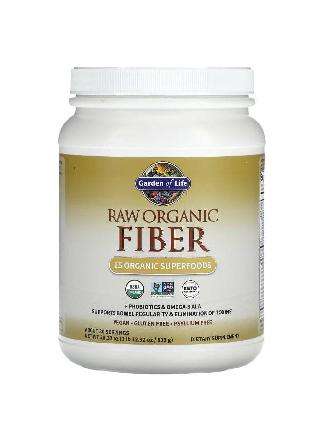 RAW Organic Fiber Powder, 28.32 oz