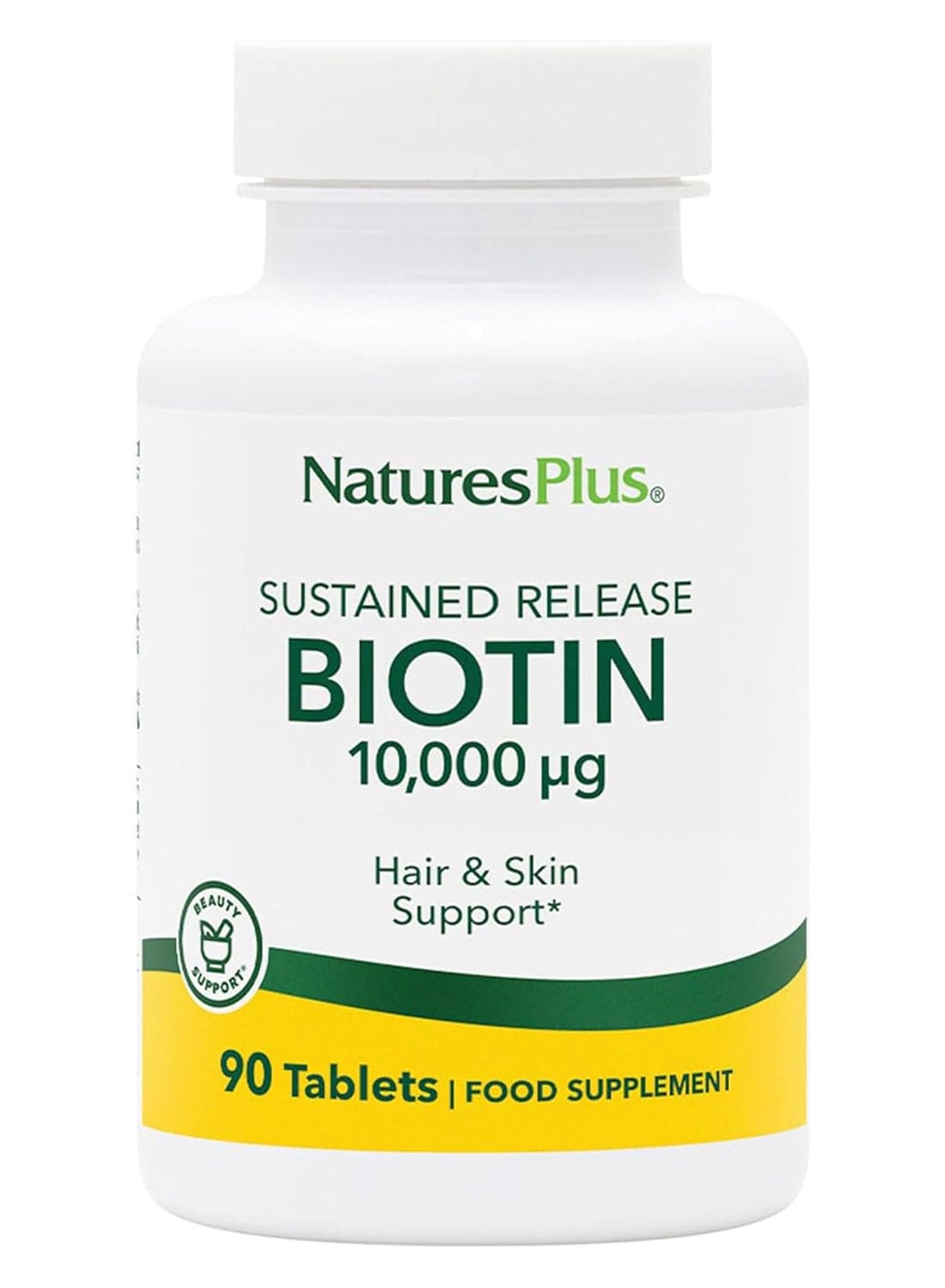 Sustained Release Biotin 10000Mg For Hair And Skin Support Beauty Support 90 Tablets