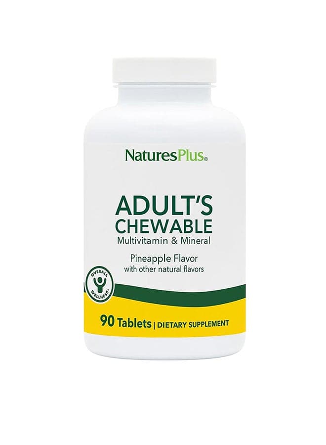Multi-Vitamin And Mineral Dietary Supplement Pineapple Flavor 90 Tablets