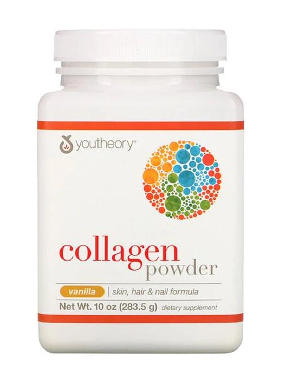 Collagen Powder Vanilla Flavor For Healthy Skin Hair Nails And Joints 283G