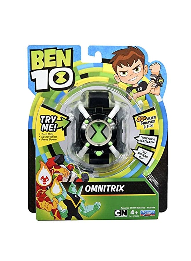 Omnitrix Role Play Watch 40+ Alien Phrases And Sfx Moving Dial High Quality Design cm
