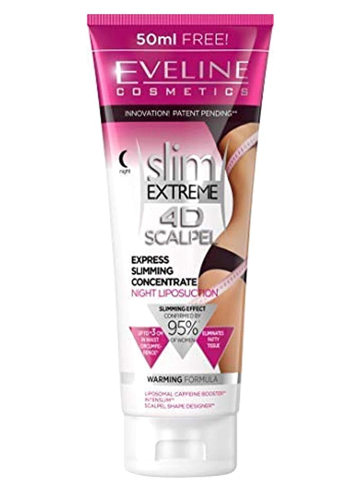 Eveline Cosmetics Slim Extreme 4D Scalpel Express Slimming Concentrate Night Liposuction Cream