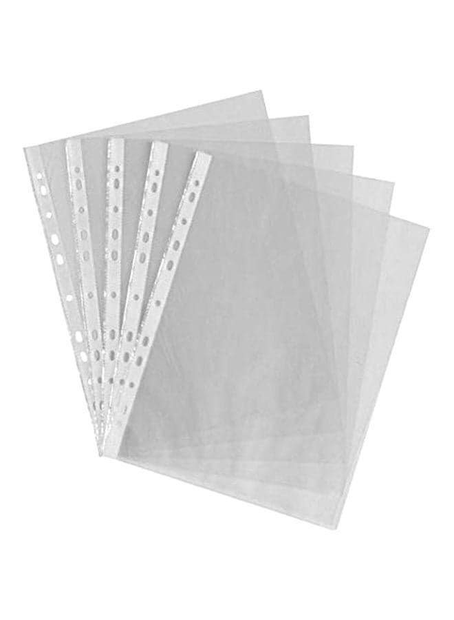 100-Piece A4 Sheet Protector Clear
